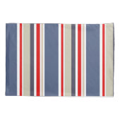 Preppy Nautical Striped Pattern Kussensloop (Achterkant)