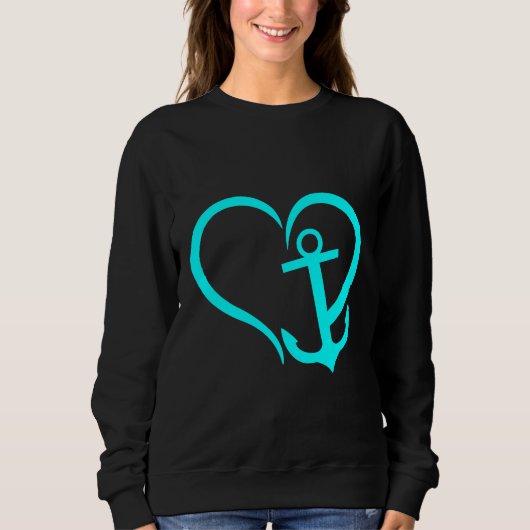 Preppy nautische anker geschenken voor zeilers bot trui (Voorkant)