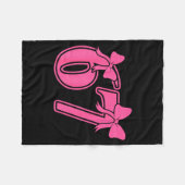 Preppy Nk Coquette Bow Lace 67 Six Seven Meme Wome Fleece Deken (Voorkant (Horizontaal))