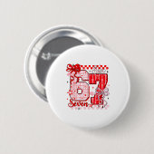 Preppy Nk Valentine 67 Six Seven Meme Valentines D Ronde Button 5,7 Cm (Voorkant /achterkant)