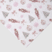 Preppy Notenkraker Kerst inpakpapier Tissuepapier (Detail)