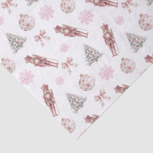 Preppy Notenkraker Kerst inpakpapier Tissuepapier (Detail)