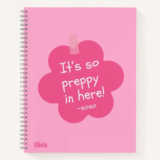 Preppy Notitieboek (Voorkant)