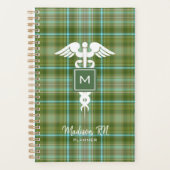 Preppy Nurse Medical Green Pset Persoonlijk Planner (Voorkant)