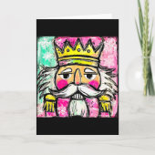 Preppy Nutcracker Christmas Girly Xmas Costume Kid Kaart (Voorkant)