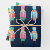 Preppy Nutkraker Wrapping Paper Sheets, set 3 (In situ)
