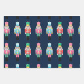 Preppy Nutkraker Wrapping Paper Sheets, set 3 (Voorkant)