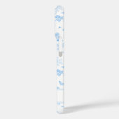 Preppy Oerwoud Chinoiserie Toile in lichtblauw Case-Mate iPhone Case (Achterkant / Links)