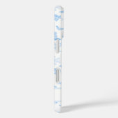 Preppy Oerwoud Chinoiserie Toile in lichtblauw Case-Mate iPhone Case (Achterkant / Rechts)