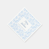 Preppy Oerwoud Chinoiserie Toile Servet (Hoek)