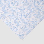 Preppy Oerwoud Chinoiserie Toile Tissuepapier (Detail)