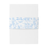 Preppy Oerwoud Chinoiserie Toile Uitnodigingen Wikkel (Achterkant Voorbeeld)