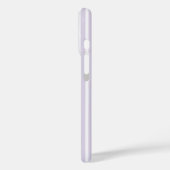 Preppy Paarse Streep Monogram  iPhone 16 Case-Mate iPhone Case (Achterkant / Links)