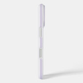 Preppy Paarse Streep Monogram  iPhone 16 Case-Mate iPhone Case (Achterkant / Rechts)