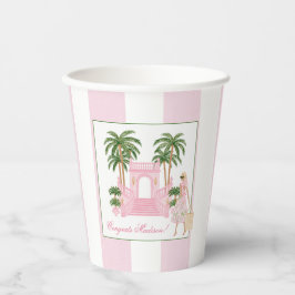 Preppy Palm Beach Bruiloft / Meidenavond Papieren Bekers