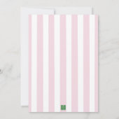Preppy Palm Beach Cabana Bruids-Thee of Bruiloft Kaart (Achterkant)