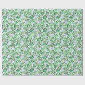 Preppy Palm Beach Christmas Holly Cadeaupapier (Vlak)