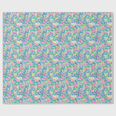 Preppy Palm Beach Christmas Holly Cadeaupapier (Vlak)