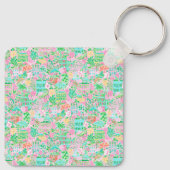 Preppy Palm Beach Golfkar Sleutelhanger (Achterkant)