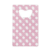 Preppy Palm Beach Monogram Crest Creditkaart Flessenopener (Achterkant)