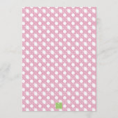Preppy Palm Beach Monogram Wapen Kaart (Achterkant)