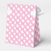 Preppy Palm Beach Monogram Wapenschild Bedankdoosjes (Achterkant)