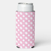 Preppy Palm Beach Monogram Wapenschild Seltzer Blikjeskoeler (Seltzer Achterkant)