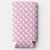 Preppy Palm Beach Monogram Wapenschild Seltzer Blikjeskoeler (Achterkant)