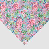 Preppy Palm Beach Ocean Crabs Patroon Tissuepapier (Detail)