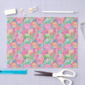 Preppy Palm Beach Ocean Shell Patroon Tissuepapier (Craft)