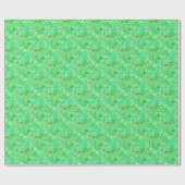 Preppy Palm Beach Print groene olifanten Cadeaupapier (Vlak)