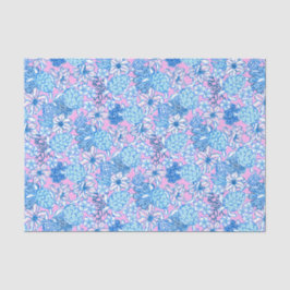 Preppy Palm Beach Print Lavendel & Blauwe Schildpa Tissuepapier