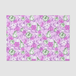 Preppy Palm Beach Print Lavendel & Groene pompoene Tissuepapier