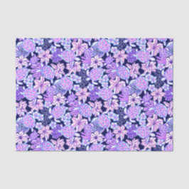 Preppy Palm Beach Print Lavendel & Paarse schildpa Tissuepapier