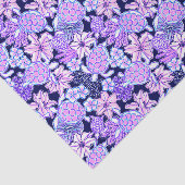 Preppy Palm Beach Print Lavendel & Paarse schildpa Tissuepapier (Detail)
