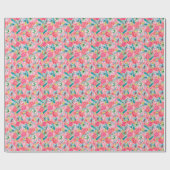 Preppy Palm Beach Print palmboom apen Cadeaupapier (Vlak)