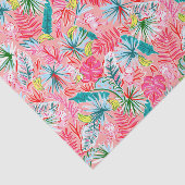 Preppy Palm Beach Print palmboom apen Tissuepapier (Detail)
