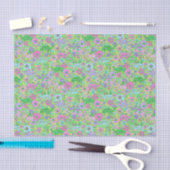 Preppy Palm Beach Print Roze en groene kamelen Tissuepapier (Craft)