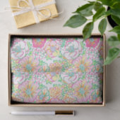Preppy Palm Beach Print roze & gele bloemen Tissuepapier (Geschenk)