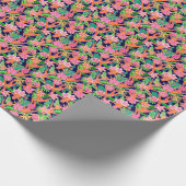 Preppy Palm Beach Print Schattigee orang-oetans Cadeaupapier (Hoek)