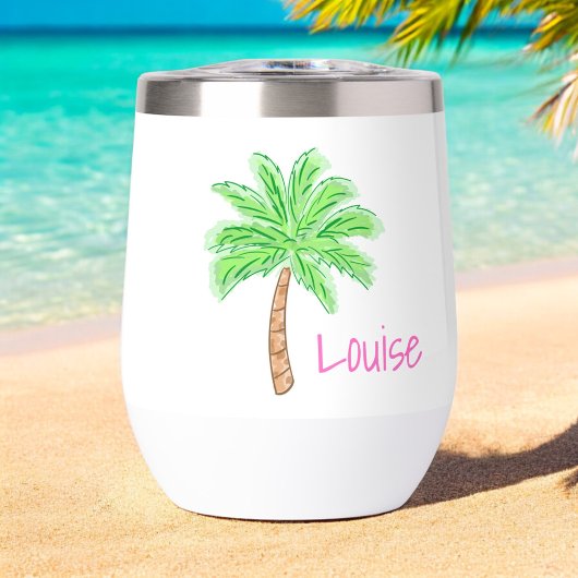 Preppy Palm Tree gepersonaliseerd