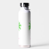 Preppy Palm Tree Personalized  Waterfles (Links)