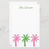 Preppy Palm Trees - Aangepaste schrijfkunst (Voorkant / Achterkant)