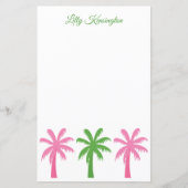 Preppy Palm Trees - Aangepaste schrijfkunst (Voorkant)