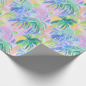 Preppy Palm Trees Wrapping Paper Cadeaupapier (Hoek)