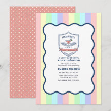 Preppy Pastel Eindfeest Margarita Bruidsmeisje