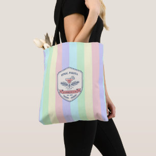 Preppy Pastel Eindfeest Margarita Meisjesuitje Tote Bag