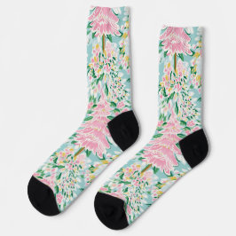 Preppy Pastel Kerstboom Soks Sokken