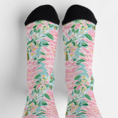 Preppy Pastel Kerstboom Soks Sokken (Top)