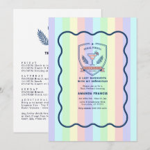 Preppy Pastel Laatste Margarita Bachelorette-weeke